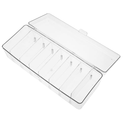 SHOWERORO Abnehmbare Trennbox Aus Transparentem Kunststoff Für Visitenkarten Notizkarten Kabel Organizer Box Für Effiziente Aufbewahrung Und Verwaltung SHOWERORO Abnehmbare Trennbox Aus Transparentem Kunststoff Für Visitenkarten Notizkarten Kabel Organizer Box Für Effiziente Aufbewahrung Und Verwaltung von SHOWERORO