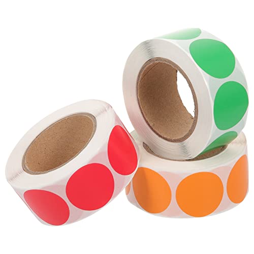 SHOWERORO Runde Markierungsaufkleber – 3er-pack Selbstklebende Ampelpunktetiketten Zum Organisieren Und Markieren SHOWERORO Runde Markierungsaufkleber – 3er-pack Selbstklebende Ampelpunktetiketten Zum Organisieren Und Markieren von SHOWERORO
