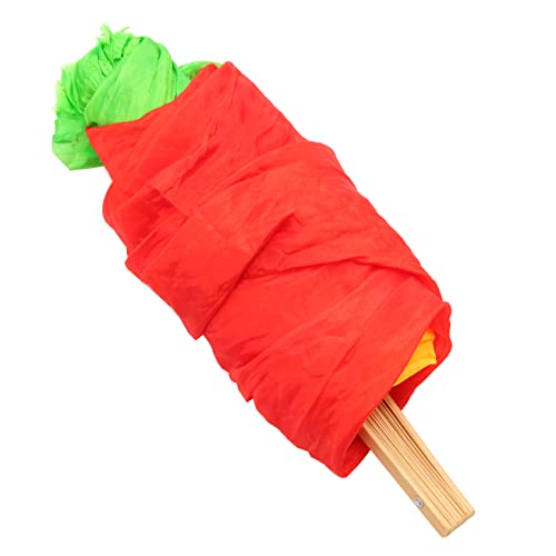 SHOWERORO Bauchtanz Fächer aus Seide und Farbverlaufener Leichter Tanzfächer Performance Requisite für Frauen Geeignet für Bühnenauftritte und Abendkleidung Zufällige Farbe von SHOWERORO