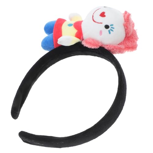 SHOWERORO Clown Stirnband Clown Schuhe Alberne Hüte Clown Perücke Regenbogen Stirnband Clown Kostüm Clown Zubehör Clown Hüte Zirkus Haarteil Kostüme Stirnbänder Haarband von SHOWERORO