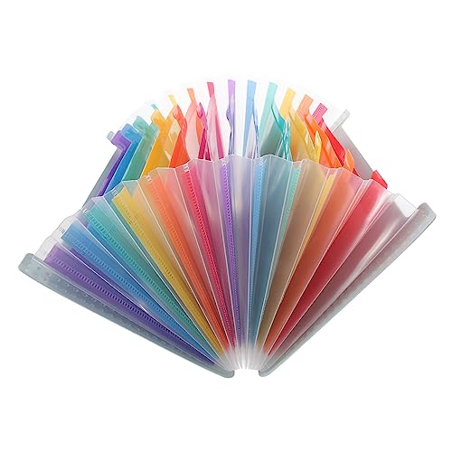 SHOWERORO Datei Organizer Erweiterbare Aktentasche für Papierakten Praktischer Dokumenten Organizer für Zuhause Büro und Reisen Langlebig aus Material von SHOWERORO