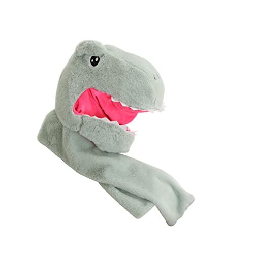 SHOWERORO Partyhut Mit Dinosauriermaske Und Schal Karnevalsdeko Foto-requisite Weiches Plüschmaterial Warm Und Gemütlich SHOWERORO Partyhut Mit Dinosauriermaske Und Schal Karnevalsdeko Foto-requisite Weiches Plüschmaterial Warm Und Gemütlich von SHOWERORO