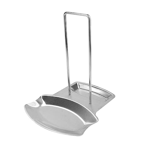 SHOWERORO Deckelständer Aus Edelstahl Für Topf- Und Pfannendeckel Küchenorganisation Löffelhalter Herddeckelhalter von SHOWERORO