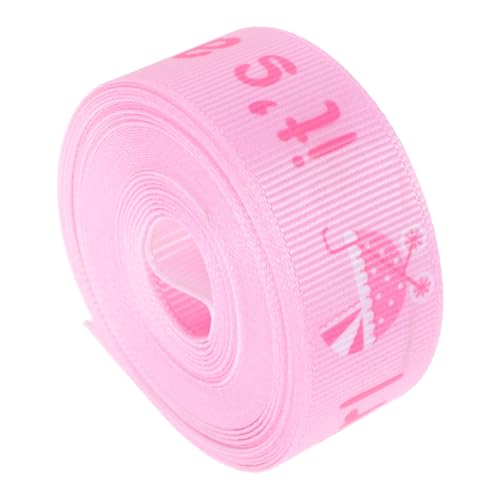 SHOWERORO Girl Geschenkband aus Weichem Polyester Breit Lang Langlebiges DIY Dekoband für Babyparty Kreative Bastelideen Elegante Geschenkverpackung und Heimdekoration von SHOWERORO