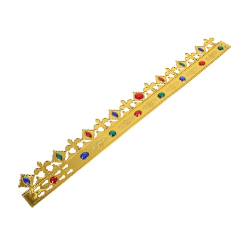 SHOWERORO Goldene Königskrone mit Schmucksteinen für Halloween Geburtstag und Cosplay Leichtes Party Haarreif Accessoire für Herren und Damen Königliches Design für Fasching und Maskerade SHOWERORO Goldene Königskrone mit Schmucksteinen für Halloween Geburtstag und Cosplay Leichtes Party Haarreif Accessoire für Herren und Damen Königliches Design für Fasching und Maskerade von SHOWERORO