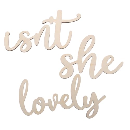 SHOWERORO Holz Wandaufkleber Isn T She Lovely für Babyzimmer Dekoration Vielseitig Einsetzbar Fotorequisite oder Wanddeko Anzubringen ohne Wände zu Beschädigen Design für Gemütliche SHOWERORO Holz Wandaufkleber Isn T She Lovely für Babyzimmer Dekoration Vielseitig Einsetzbar Fotorequisite oder Wanddeko Anzubringen ohne Wände zu Beschädigen Design für Gemütliche von SHOWERORO