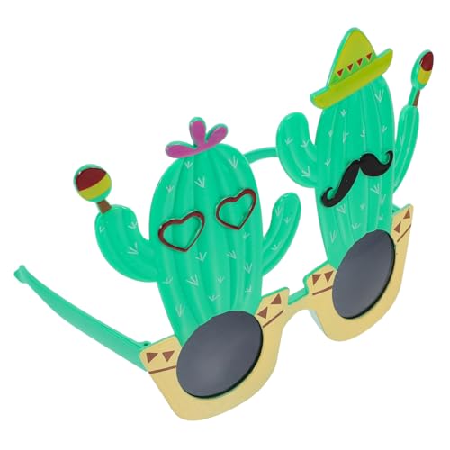 SHOWERORO Kaktusförmige Sonnenbrille für Sommerpartys Lustige Hawaii Dekoration Leichte und Stabile Kinderaccessoires Mottopartys und Foto Requisiten SHOWERORO Kaktusförmige Sonnenbrille für Sommerpartys Lustige Hawaii Dekoration Leichte und Stabile Kinderaccessoires Mottopartys und Foto Requisiten von SHOWERORO
