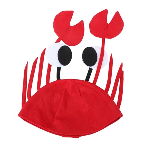 SHOWERORO Krabbenhut Einzigartiger Partyhut Mit Breiter Krempe Für Halloween Ostern Weihnachtsdekorationen von SHOWERORO