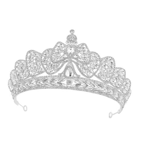 SHOWERORO Glamouröse Hochzeit Damen Strass Krone Stirnband Braut Haar-accessoire SHOWERORO Glamouröse Hochzeit Damen Strass Krone Stirnband Braut Haar-accessoire von SHOWERORO