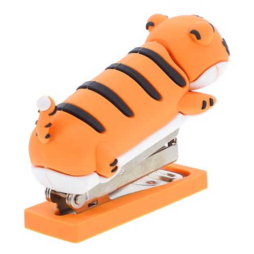 SHOWERORO Niedlicher Mini-tiger-hefter Für Unterwegs, Tragbar, Für Den Schreibtisch, Handliches Heftgerät Für Bücher, Kreativer Hefter in Tierform Für Den Einsatz Im Büro Und in Der Schule SHOWERORO Niedlicher Mini-tiger-hefter Für Unterwegs, Tragbar, Für Den Schreibtisch, Handliches Heftgerät Für Bücher, Kreativer Hefter in Tierform Für Den Einsatz Im Büro Und in Der Schule von SHOWERORO