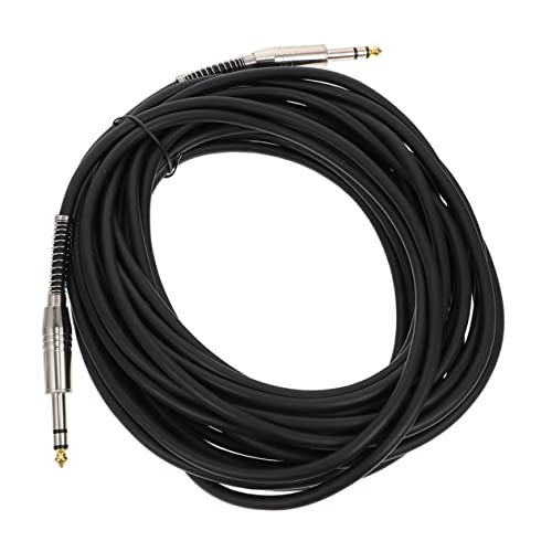 SHOWERORO Professionelles Audiokabel für Gitarre und Mikrofon Schwarzes Kabel mit Hoher Signalqualität und Exzellenter Zuverlässigkeit für Bühnenauftritte von SHOWERORO