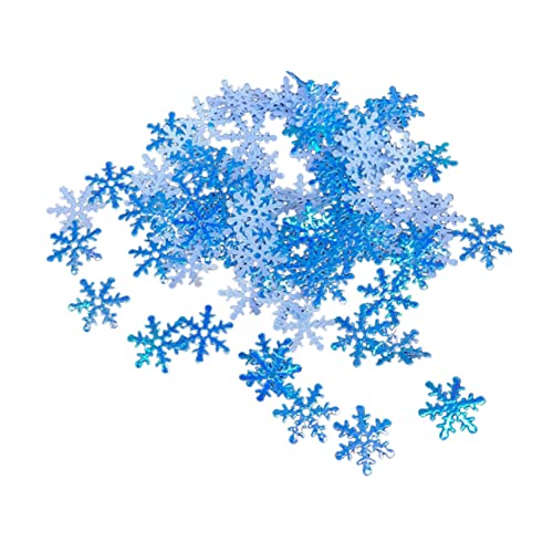 SHOWERORO Fügen Sie eine festliche Note hinzu 400 Stück Schneeflockenscheiben Weihnachtsschneeflocken-Ornament für Partys Handarbeiten SHOWERORO Fügen Sie eine festliche Note hinzu 400 Stück Schneeflockenscheiben Weihnachtsschneeflocken-Ornament für Partys Handarbeiten von SHOWERORO