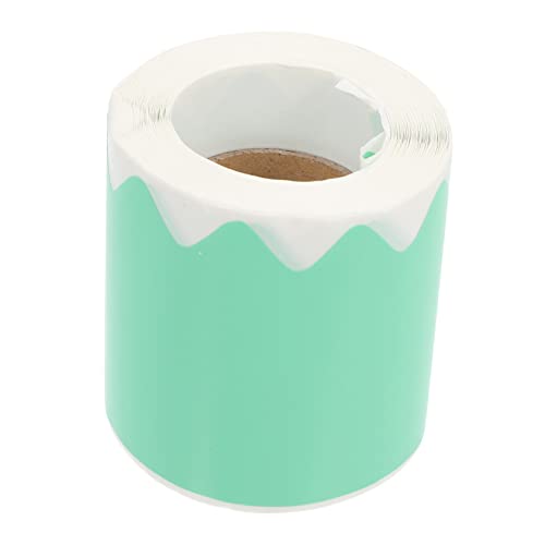 SHOWERORO Schul Tafel Randaufkleber Selbstklebend Grün Dekorativer Bulletin Board Border Sticker für Klassenzimmer Wand Schule und Büro Einfache Anbringung Langlebiges Papiermaterial von SHOWERORO