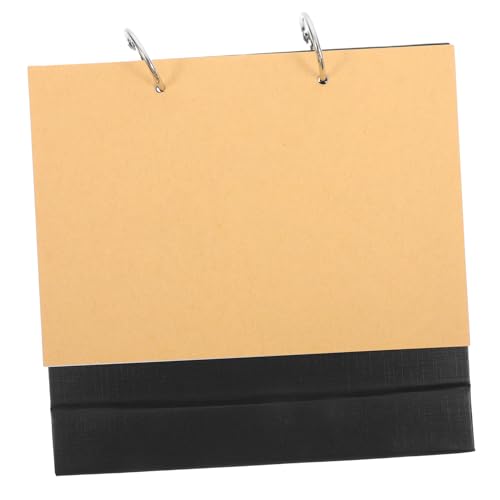 SHOWERORO Stehender Kalender Notizblock Leeres Kalenderalbum mit Abnehmbaren DIY Handgemaltes Buch für Fotos und Zeichnungen für Schreibtisch von SHOWERORO