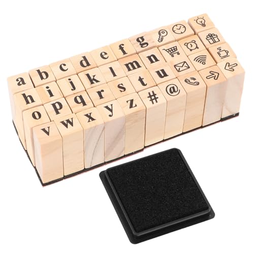 SHOWERORO Teiliges Holzstempel mit Mini Alphabet für Diy Basteln Scrapbooking und Tagebuchgestaltung Ergonomisch Langlebig Kreative Holzstempel für Hobby und Schule SHOWERORO Teiliges Holzstempel mit Mini Alphabet für Diy Basteln Scrapbooking und Tagebuchgestaltung Ergonomisch Langlebig Kreative Holzstempel für Hobby und Schule von SHOWERORO