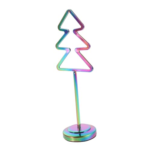 SHOWERORO Weihnachtsbaum-form Aus Edelstahl-memo-clip Für Den Holiday Decor-kartenhalter Für Büro- Und Haushalts-multifunktions-fotokartenausstellungsständer von SHOWERORO