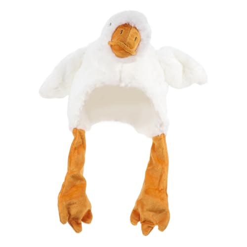 SHOWERORO Realistischer Gänsepuppenhut Aus Plüsch Gelb Für Jungen Und Mädchen Fotopartys SHOWERORO Realistischer Gänsepuppenhut Aus Plüsch Gelb Für Jungen Und Mädchen Fotopartys von SHOWERORO