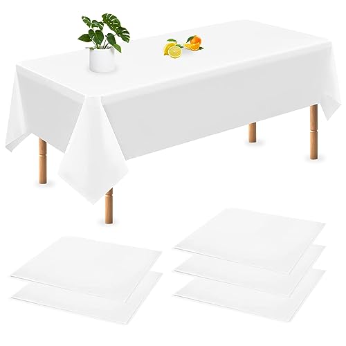 5 Stücke Weiße Tischdecke, Tischdecke Biertisch(137 * 183cm), Tischdecke Einweg Weiß, Biertisch Bierbank Tischdecke, Tischdecken für Geburtstag,Hochzeit,Party,Grillen,Picknick-Dekoration 5 Stücke Weiße Tischdecke, Tischdecke Biertisch(137 * 183cm), Tischdecke Einweg Weiß, Biertisch Bierbank Tischdecke, Tischdecken für Geburtstag,Hochzeit,Party,Grillen,Picknick-Dekoration von SHOWHEEL
