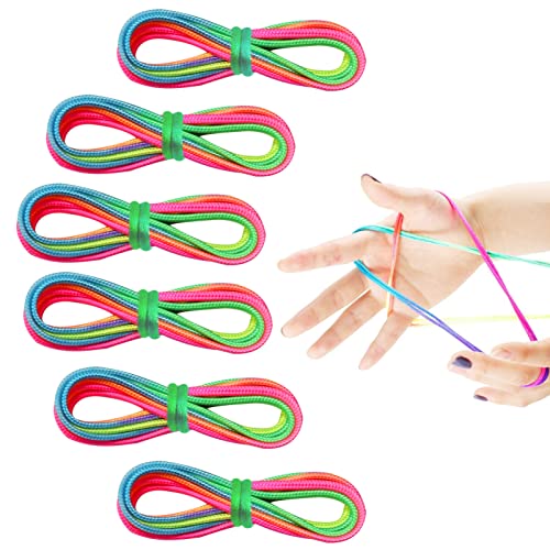 SHOWHEEL Fadenspiel Fingerspiel,16 Stück Finger Twist Fadenspiel,Regenbogen Fingerspiel,Rainbow Rope,Regenbogen Schnur Finger,Fadenspiele für Mädchen & Jungen,für Kindergeburtstag als Mitgebsel SHOWHEEL Fadenspiel Fingerspiel,16 Stück Finger Twist Fadenspiel,Regenbogen Fingerspiel,Rainbow Rope,Regenbogen Schnur Finger,Fadenspiele für Mädchen & Jungen,für Kindergeburtstag als Mitgebsel von SHOWHEEL