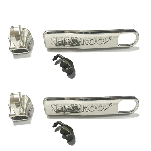 Ersatz-Metall-YKK Reißverschlussgriff, YKK Reißverschlusslasche, Reparatur für Gepäck, Koffer (6 Pcs) von SHOWKOO