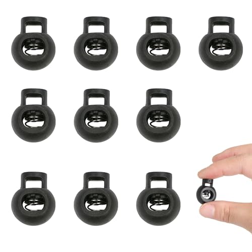 10 Stück Kordelstopper 1 Loch Kordel Stopper,Knotenbefestigung Befestigung Gummikordel Kordelklemme,Kunststoff Verschluss für Schnurstopper Gummikordel,Schnurstopper Kordelstopper Schnürsenkel Stopper 10 Stück Kordelstopper 1 Loch Kordel Stopper,Knotenbefestigung Befestigung Gummikordel Kordelklemme,Kunststoff Verschluss für Schnurstopper Gummikordel,Schnurstopper Kordelstopper Schnürsenkel Stopper von SHPUJUN