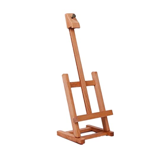 Skizzenstaffelei aus Holz für Künstler, Malständer, H-Rahmen, Tischstaffelei, Ständer, Malzubehör, Ölfarbe, Kunstbedarf, verstellbare Staffelei, Präsentationsständer (Farbe: Burlywood1) von SHQ