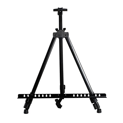 Staffelei-Ständer mit Tablett, Künstler, Malerei, Mini-Leinwand, Staffelei, Kunst-Bilderhalter, Display, Metallstativ, Staffelei, Präsentationsständer (Farbe: Staffelei) von SHQ