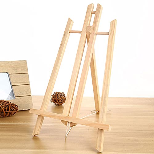 Tischstaffelei aus Buchenholz, 30 cm, Malerei, Handwerk, vertikale Maltechnik, spezielles Regal für Kunstbedarf, Staffelei, Präsentationsständer (Farbe: 30 cm) von SHQ