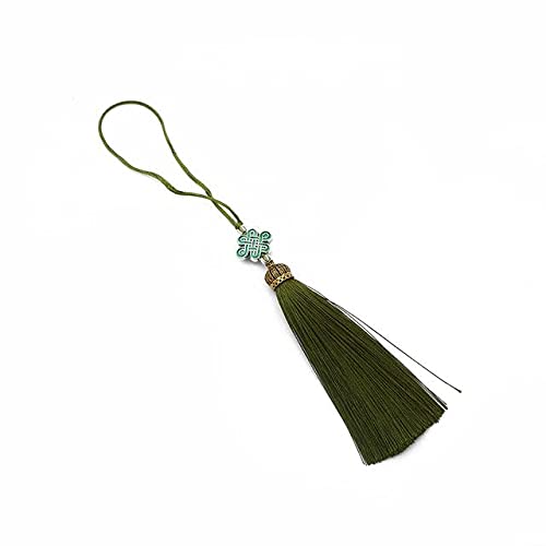 1/2 Stück Seidenquasten Fransen Nähen Knall Quaste Trim mit Perlen Anhänger Quasten für DIY Vorhänge Schlüssel Lesezeichen Kleidungsstück Zubehör-2pc,14 1/2 Stück Seidenquasten Fransen Nähen Knall Quaste Trim mit Perlen Anhänger Quasten für DIY Vorhänge Schlüssel Lesezeichen Kleidungsstück Zubehör-2pc,14 von SHRIMAD
