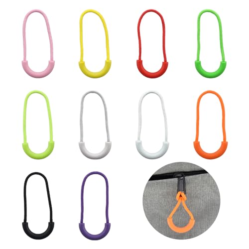 SHRJ 100 Stück Reißverschlussschieber, Nylonschnur, Reißverschlussverlängerung, U-Form, Ersatzband für Kleidung, Gepäck, Rucksäcke, Jacken, Handtaschen, Zelte, Sweatshirt, 10 Farben SHRJ 100 Stück Reißverschlussschieber, Nylonschnur, Reißverschlussverlängerung, U-Form, Ersatzband für Kleidung, Gepäck, Rucksäcke, Jacken, Handtaschen, Zelte, Sweatshirt, 10 Farben von SHRJ