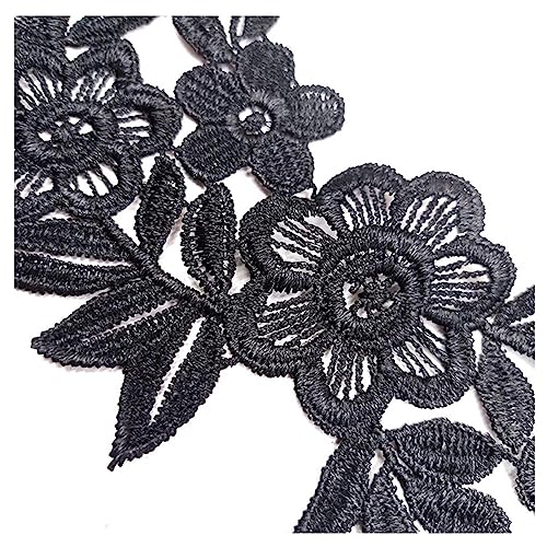 SHTGOI 1 Paar Spitze Applikation Blumenstickerei Patch Spitzenborte Kragen Tüll Besatz Besetzter Stoff Stickerei Dekorationür für DIY Handwerk Nähen Kostüm Schneiderei Hochzeit Schwarz SHTGOI 1 Paar Spitze Applikation Blumenstickerei Patch Spitzenborte Kragen Tüll Besatz Besetzter Stoff Stickerei Dekorationür für DIY Handwerk Nähen Kostüm Schneiderei Hochzeit Schwarz von SHTGOI