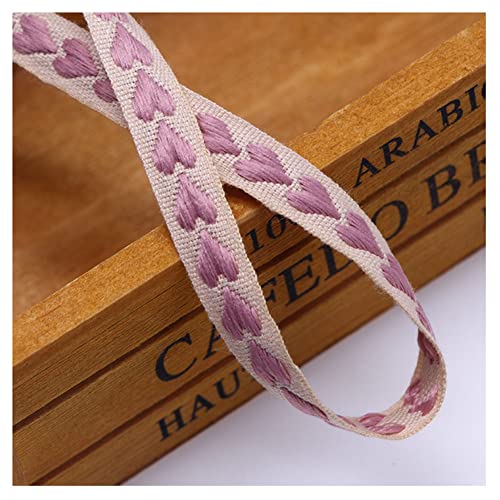 SHTGOI 1 Rolle 10m Herzen Baumwollband Herz Dekoband 10mm Breit Baumwolle Geschenkband Hochzeit Valentinstag Zierband Stoffband Gurtband für DIY Handwerk Geschenke Blumenstrauß Verpacken Dunkelrosa SHTGOI 1 Rolle 10m Herzen Baumwollband Herz Dekoband 10mm Breit Baumwolle Geschenkband Hochzeit Valentinstag Zierband Stoffband Gurtband für DIY Handwerk Geschenke Blumenstrauß Verpacken Dunkelrosa von SHTGOI