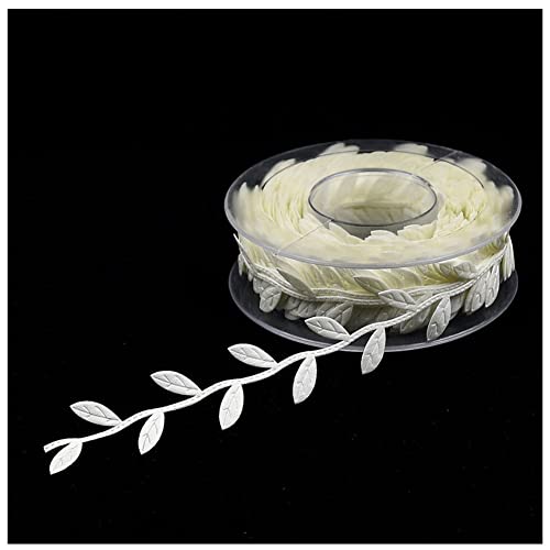 SHTGOI 1 Rolle Geschenkband 15 m Buchsgirlande Künstliche Blätter Blattband Geprägtes Blatt-Band Blätter Streifen Dekoband Künstliches Blatt Rebe Blätterband Stoffband Zierband Beige SHTGOI 1 Rolle Geschenkband 15 m Buchsgirlande Künstliche Blätter Blattband Geprägtes Blatt-Band Blätter Streifen Dekoband Künstliches Blatt Rebe Blätterband Stoffband Zierband Beige von SHTGOI