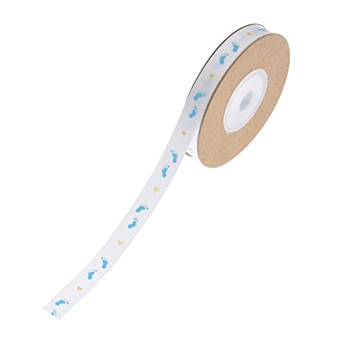 SHTGOI 1 Rollen Bedruckt Satinband 10mm x 10m Weiß Dekoband mit Fuß Ya Muster Geschenkband Schleifenband Stoffbänder Gewebeband Zierband für Handwerk Geburtstag Geschenk Blumen Verpackungen 2# SHTGOI 1 Rollen Bedruckt Satinband 10mm x 10m Weiß Dekoband mit Fuß Ya Muster Geschenkband Schleifenband Stoffbänder Gewebeband Zierband für Handwerk Geburtstag Geschenk Blumen Verpackungen 2# von SHTGOI