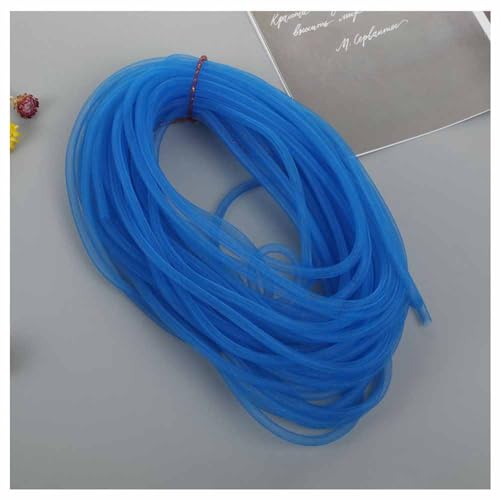 SHTGOI 1 Stück 25m Elastische Mesh Schlauch Basteln 8mm Netz-Rohr Flex Netzschlauch Meterware Kreative Netzschnur DIY Schmuck Zubehör für Schleife Armband Halskette Kränze Handwerk Himmelblau SHTGOI 1 Stück 25m Elastische Mesh Schlauch Basteln 8mm Netz-Rohr Flex Netzschlauch Meterware Kreative Netzschnur DIY Schmuck Zubehör für Schleife Armband Halskette Kränze Handwerk Himmelblau von SHTGOI