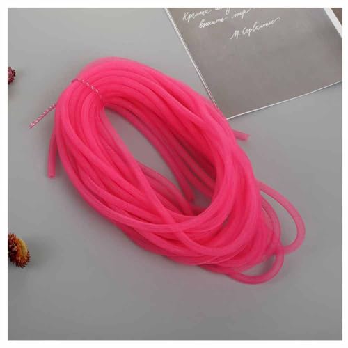 SHTGOI 1 Stück 25m Elastische Mesh Schlauch Basteln 8mm Netz-Rohr Flex Netzschlauch Meterware Kreative Netzschnur DIY Schmuck Zubehör für Schleife Armband Halskette Kränze Handwerk Pfirsich SHTGOI 1 Stück 25m Elastische Mesh Schlauch Basteln 8mm Netz-Rohr Flex Netzschlauch Meterware Kreative Netzschnur DIY Schmuck Zubehör für Schleife Armband Halskette Kränze Handwerk Pfirsich von SHTGOI