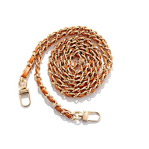 SHTGOI 1 Stück Metall Taschenkette Handtaschen Ketten mit Schnallen Ersatzkette Ersatz Schulterriemen Tasche Zubehör Kette Trageriemen Kettenriemen für Umhängetasche Geldbeutel 120cm Braun SHTGOI 1 Stück Metall Taschenkette Handtaschen Ketten mit Schnallen Ersatzkette Ersatz Schulterriemen Tasche Zubehör Kette Trageriemen Kettenriemen für Umhängetasche Geldbeutel 120cm Braun von SHTGOI