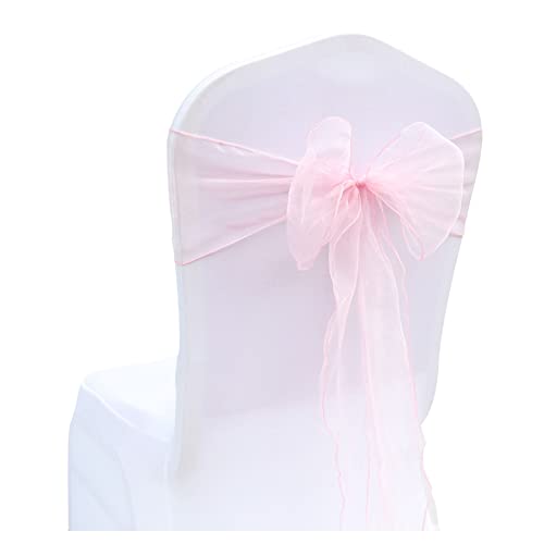 SHTGOI 10 Stück Organza Stuhl Schärpen Schleifen Bänder Stuhlhusse Tüll Stuhlschleifen Stuhlschärpe für Hochzeit Geburtstag Party Empfang Bankette Dekoration 18 x 275 cm Hellrosa SHTGOI 10 Stück Organza Stuhl Schärpen Schleifen Bänder Stuhlhusse Tüll Stuhlschleifen Stuhlschärpe für Hochzeit Geburtstag Party Empfang Bankette Dekoration 18 x 275 cm Hellrosa von SHTGOI