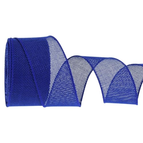 SHTGOI 10 Yard ×4cm Juteband Bunt Sackleinen Band Breit Leinenband Juteband mit Drahtumrandung Vintage Dekoband Jute Geschenkband Schleifenband Weihnachtsband für DIY Handwerk Hochzeit Blau SHTGOI 10 Yard ×4cm Juteband Bunt Sackleinen Band Breit Leinenband Juteband mit Drahtumrandung Vintage Dekoband Jute Geschenkband Schleifenband Weihnachtsband für DIY Handwerk Hochzeit Blau von SHTGOI