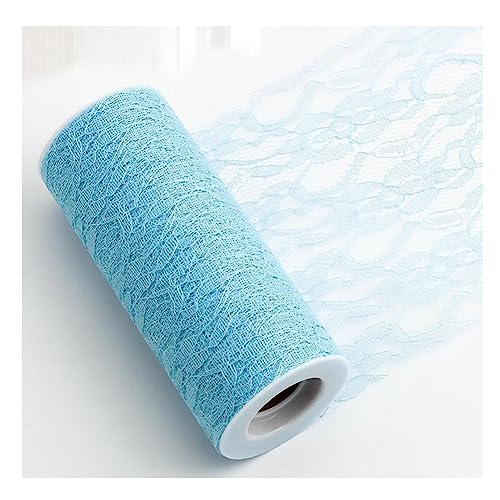 SHTGOI 10 Yards Spitzenstoff Elastizität Spitzenbordüre Häkel-Borte Spitzenband Stickerei Spitzenbesatz Vintage Zierband Dekorband für Zeremonie Festival Ereignis Tabellen-Hochzeits Himmelblau SHTGOI 10 Yards Spitzenstoff Elastizität Spitzenbordüre Häkel-Borte Spitzenband Stickerei Spitzenbesatz Vintage Zierband Dekorband für Zeremonie Festival Ereignis Tabellen-Hochzeits Himmelblau von SHTGOI