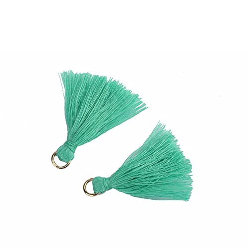 SHTGOI 100 Stück Bunt Mini Quasten 3cm Klein Troddel Handgemachte Baumwolle Troddeln Tassel Anhänger für DIY Handwerk Schmuck Souvenir Zubehör Schlüsselanhänger Lesezeichen Armbänder Minzgrün SHTGOI 100 Stück Bunt Mini Quasten 3cm Klein Troddel Handgemachte Baumwolle Troddeln Tassel Anhänger für DIY Handwerk Schmuck Souvenir Zubehör Schlüsselanhänger Lesezeichen Armbänder Minzgrün von SHTGOI