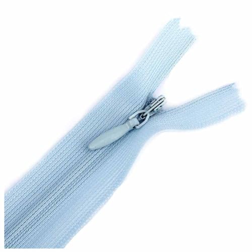 SHTGOI 2 Stück Seiden Unsichtbare Reißverschlüsse 60cm Teilbar Dünner Reißverschlüsse mit Zip-Kopf Größe 3 Elegant Diskret Reißverschlüsse zum nähen für Kleidung,Kissen,Taschen,Mäppchen Himmelblau SHTGOI 2 Stück Seiden Unsichtbare Reißverschlüsse 60cm Teilbar Dünner Reißverschlüsse mit Zip-Kopf Größe 3 Elegant Diskret Reißverschlüsse zum nähen für Kleidung,Kissen,Taschen,Mäppchen Himmelblau von SHTGOI