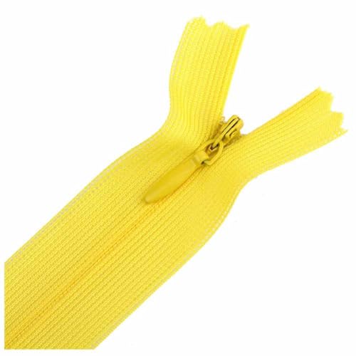 SHTGOI 2 Stück Seiden Unsichtbare Reißverschlüsse 60cm Teilbar Dünner Reißverschlüsse mit Zip-Kopf Größe 3 Elegant Diskret Reißverschlüsse zum nähen für Kleidung,Kissen,Taschen,Mäppchen Gelb SHTGOI 2 Stück Seiden Unsichtbare Reißverschlüsse 60cm Teilbar Dünner Reißverschlüsse mit Zip-Kopf Größe 3 Elegant Diskret Reißverschlüsse zum nähen für Kleidung,Kissen,Taschen,Mäppchen Gelb von SHTGOI
