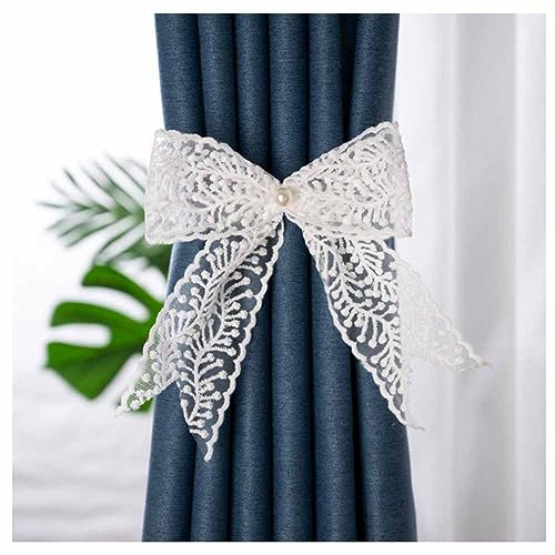 SHTGOI 2 Stück Vorhang-Raffhalter mit Schleife Vorhang Zugband Hohlstickerei Schleife Vorhang Krawatten Boho Vorhanghalter Vintage Gardinenhalter Gardinen Zubehör für Zuhause Büro Balkon Vorhang 4# SHTGOI 2 Stück Vorhang-Raffhalter mit Schleife Vorhang Zugband Hohlstickerei Schleife Vorhang Krawatten Boho Vorhanghalter Vintage Gardinenhalter Gardinen Zubehör für Zuhause Büro Balkon Vorhang 4# von SHTGOI