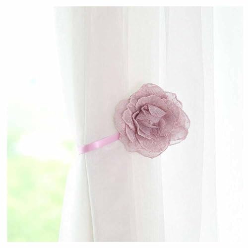 SHTGOI 2 Stücke Blumen Vorhang Raffhalter Magnetische Gardinenhalter Klammer ohne Bohren Vorhang Zugband Blasenblume Vorhanghalter mit Flexiblem Seil für Wohnzimmer Badezimmer Deko 30cm Rosa Lila SHTGOI 2 Stücke Blumen Vorhang Raffhalter Magnetische Gardinenhalter Klammer ohne Bohren Vorhang Zugband Blasenblume Vorhanghalter mit Flexiblem Seil für Wohnzimmer Badezimmer Deko 30cm Rosa Lila von SHTGOI
