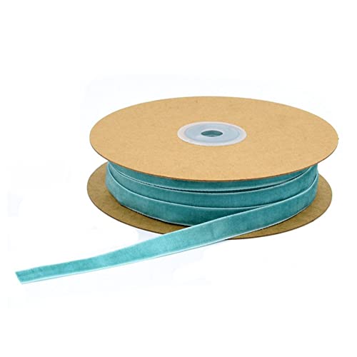 SHTGOI 20m/Rolle Samtband 10mm Breite Samtborte Schleifenband Samt Dekoband Schleifenband Geschenkband Zierband Stoffbänder für Geschenk Blumen Verpackung Geschenkbox Dekoration Blau SHTGOI 20m/Rolle Samtband 10mm Breite Samtborte Schleifenband Samt Dekoband Schleifenband Geschenkband Zierband Stoffbänder für Geschenk Blumen Verpackung Geschenkbox Dekoration Blau von SHTGOI