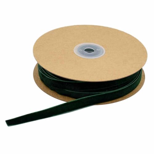 SHTGOI 20m/Rolle Samtband 1cm Breit Samt Schleifenband Geschenkband Einseitiges Samtborte zum Nähen Polyesterband Dekoband für Kunsthandwerk Geschenk Verpackung Weihnacht Hochzeitsdekor Dunkelgrün SHTGOI 20m/Rolle Samtband 1cm Breit Samt Schleifenband Geschenkband Einseitiges Samtborte zum Nähen Polyesterband Dekoband für Kunsthandwerk Geschenk Verpackung Weihnacht Hochzeitsdekor Dunkelgrün von SHTGOI