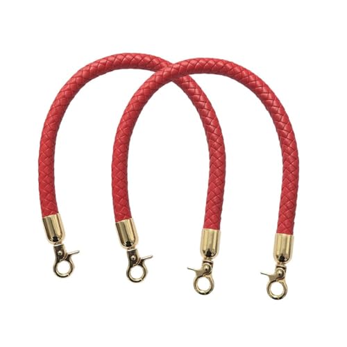 SHTGOI 2Pcs Taschenhenkel Leder 60cm Taschenhenkel Schulterriemen Ersatz Griff Schultergurte Taschengriffe Leder mit Karabinerverschluss für Taschenriemen Ersatz Handtaschen-Ersatzgriff von SHTGOI