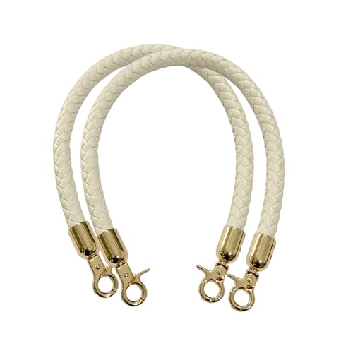 SHTGOI 2Pcs Taschenhenkel Leder 60cm Taschenhenkel Schulterriemen Ersatz Griff Schultergurte Taschengriffe Leder mit Karabinerverschluss für Taschenriemen Ersatz Handtaschen-Ersatzgriff von SHTGOI