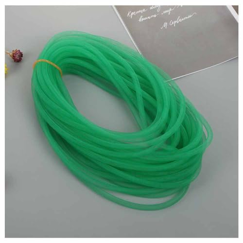 SHTGOI 3 Stück 25m Elastische Mesh Schlauch Basteln 8mm Netz-Rohr Flex Netzschlauch Meterware Kreative Netzschnur DIY Schmuck Zubehör für Schleife Armband Halskette Kränze Handwerk Obst Grün SHTGOI 3 Stück 25m Elastische Mesh Schlauch Basteln 8mm Netz-Rohr Flex Netzschlauch Meterware Kreative Netzschnur DIY Schmuck Zubehör für Schleife Armband Halskette Kränze Handwerk Obst Grün von SHTGOI